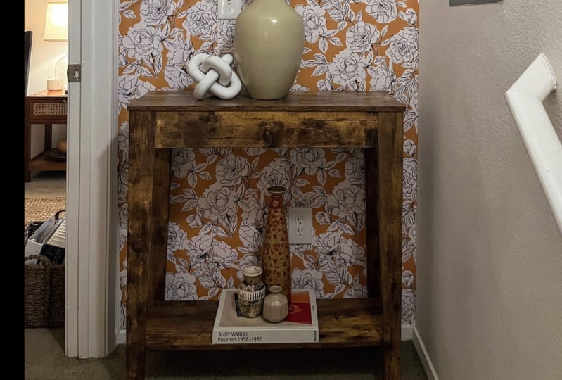 Hallway console table