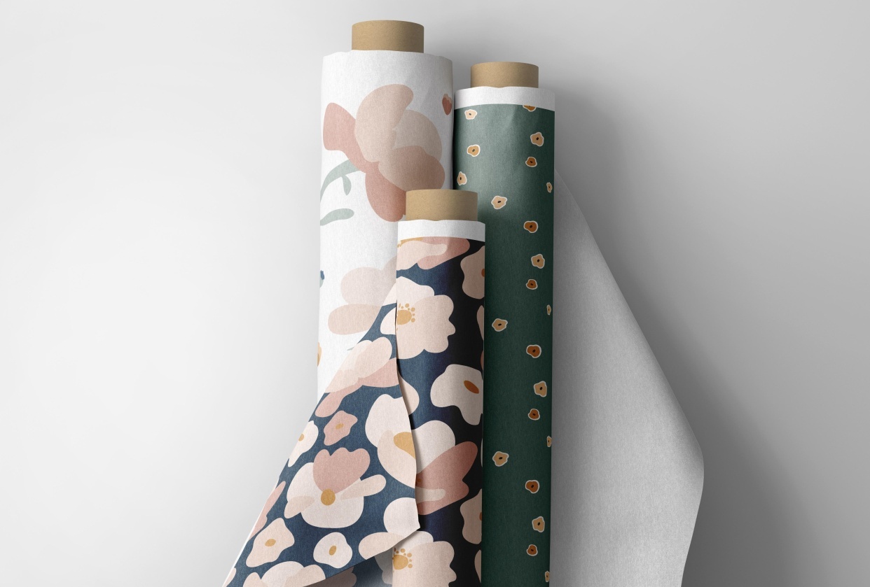 Minimalist flowers - student project