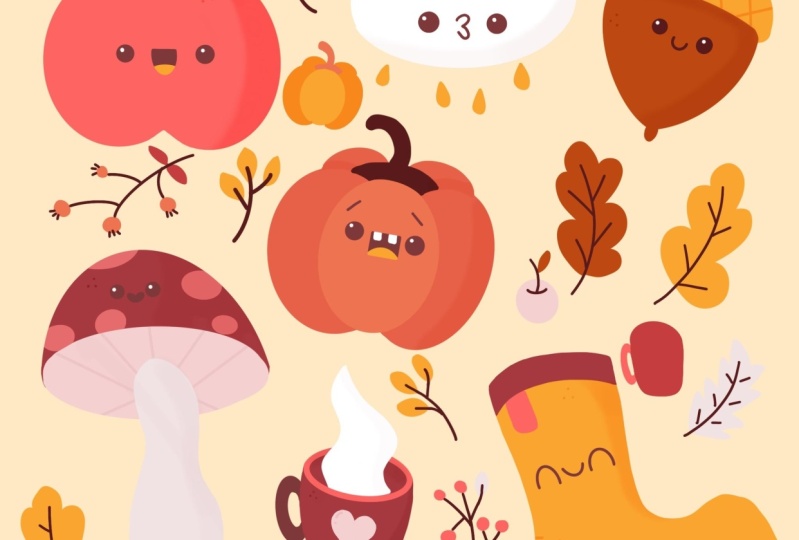 Cute Kawaii Autumn Vibe