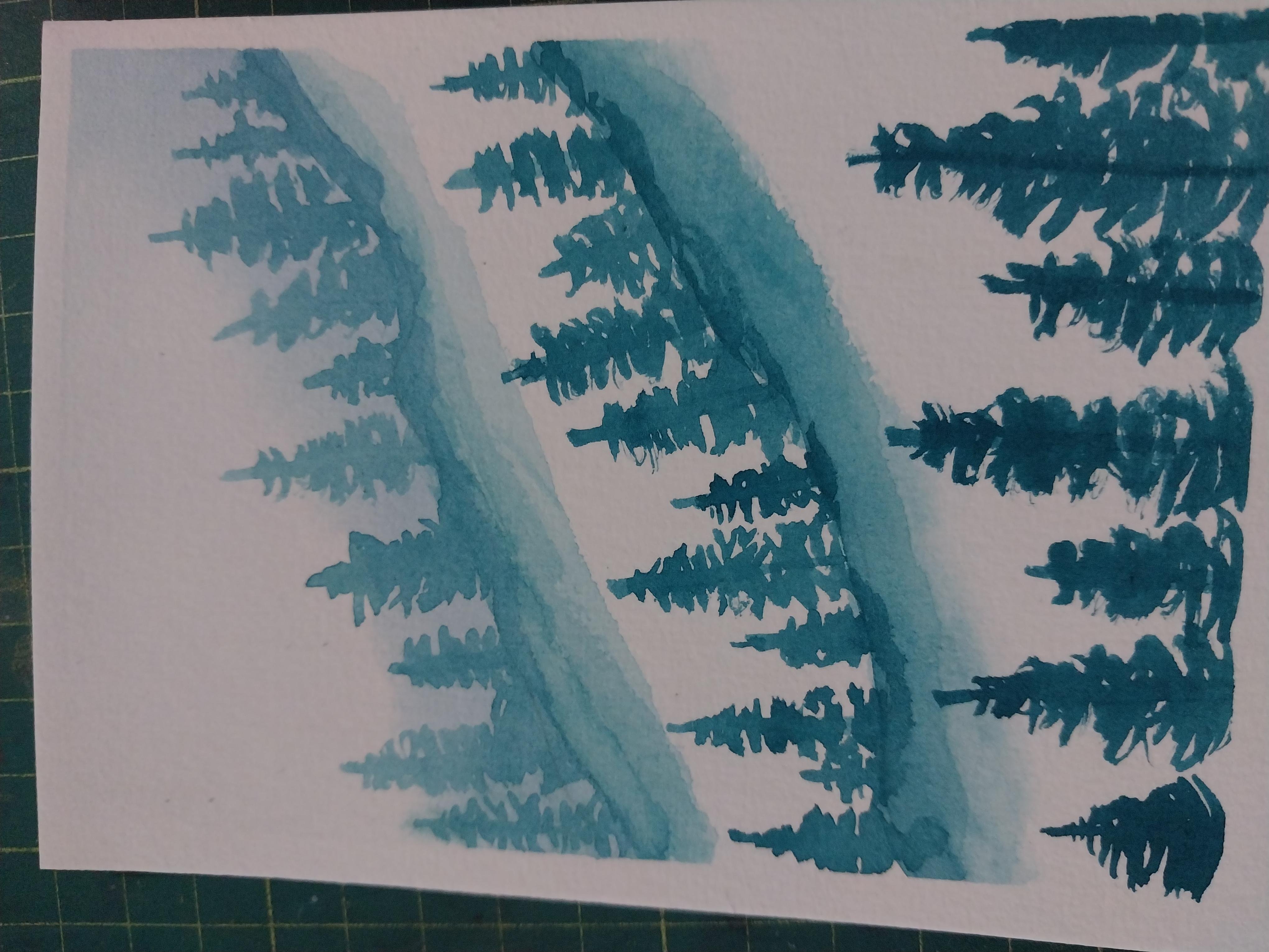Monochromatic pine trees - student project