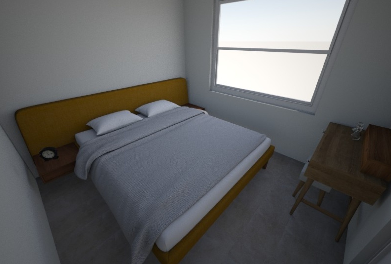 Bedroom Space planning - student project
