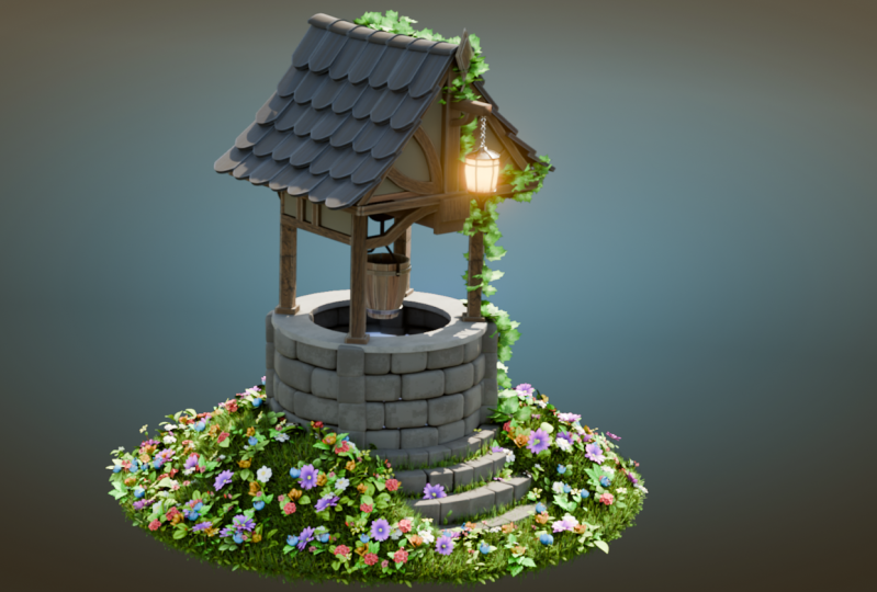 Blender - Studnia