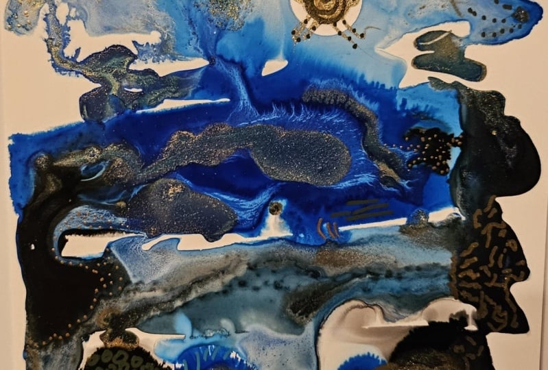 Fun with Ink on Mineral Paper