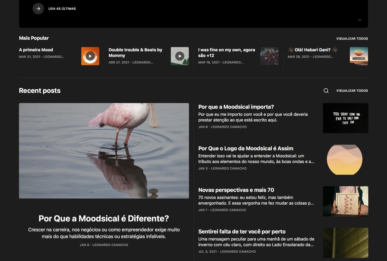 Moodsical Newsletter - student project