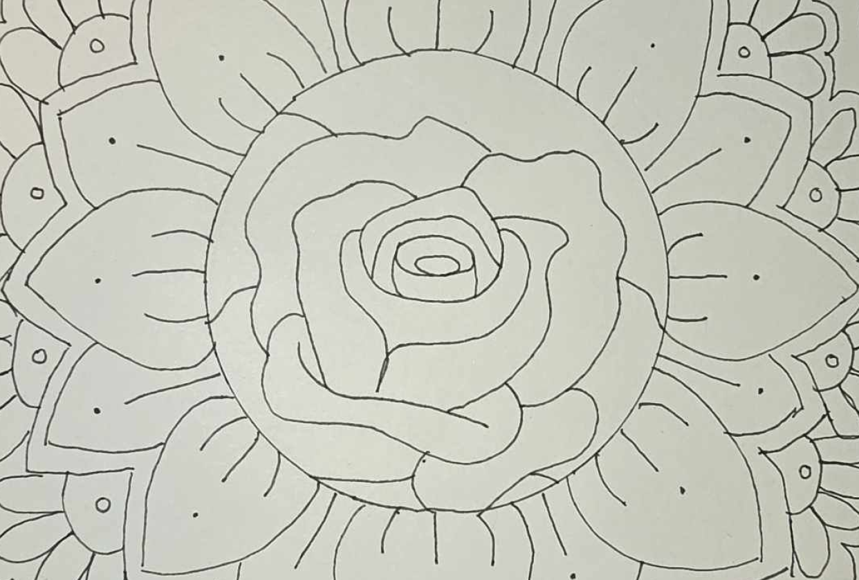Mindful Mandala Patterns Lessons - student project