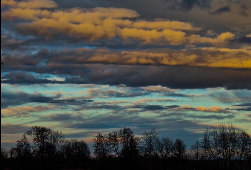 Beautiful sky colors