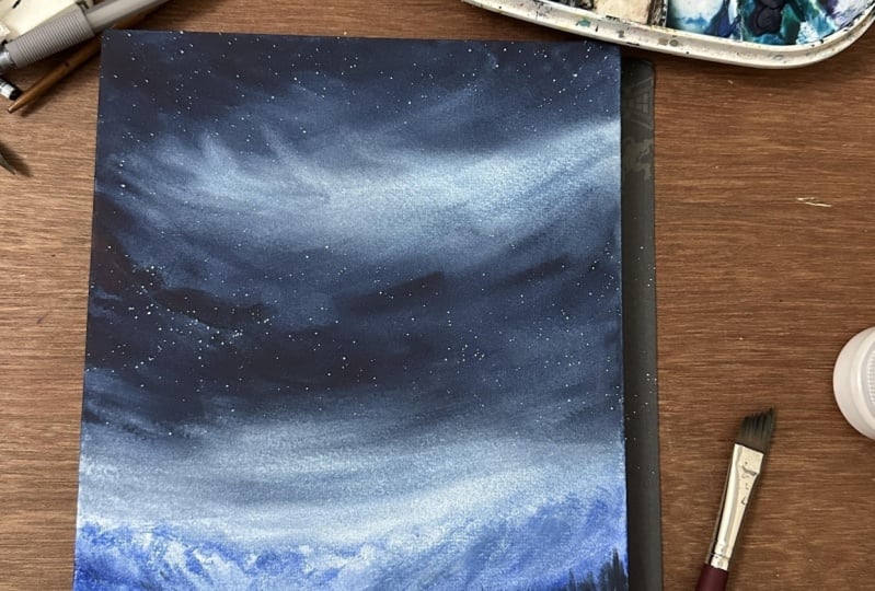 Winter landscapes in watercolour A 12 day challenge