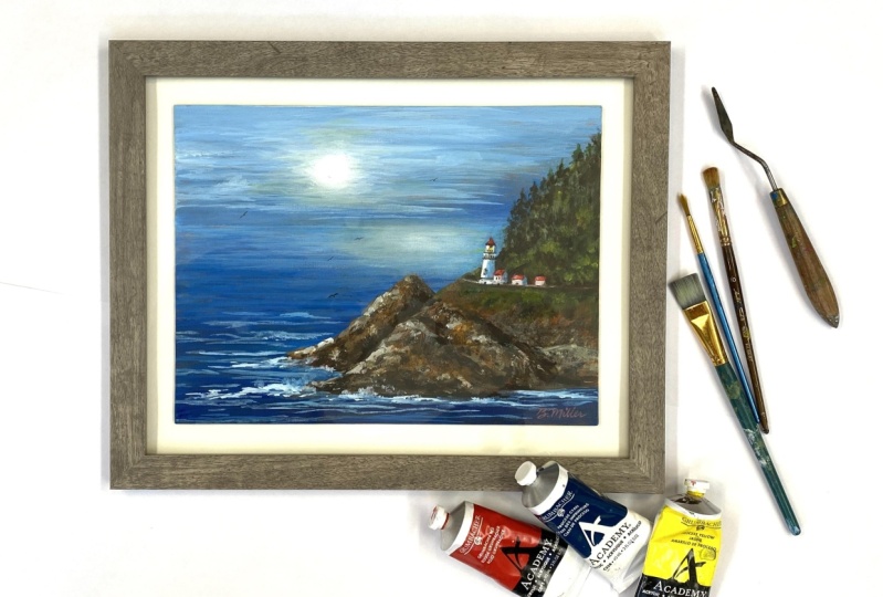 Lighthouse Seascape
