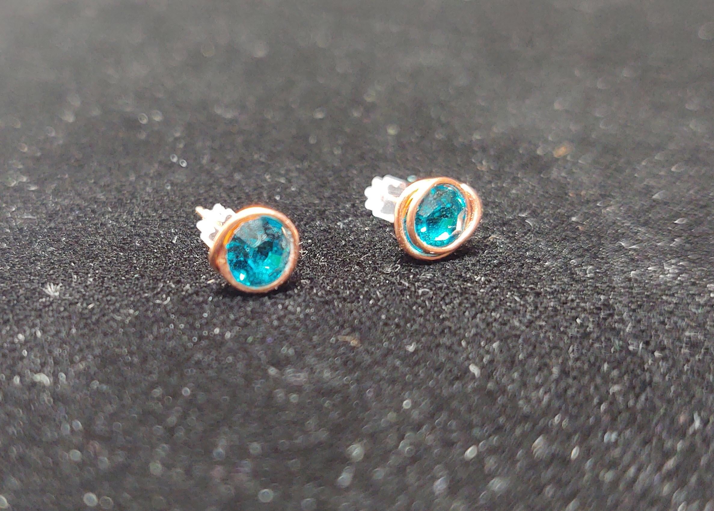 Simple Stud Earrings - student project