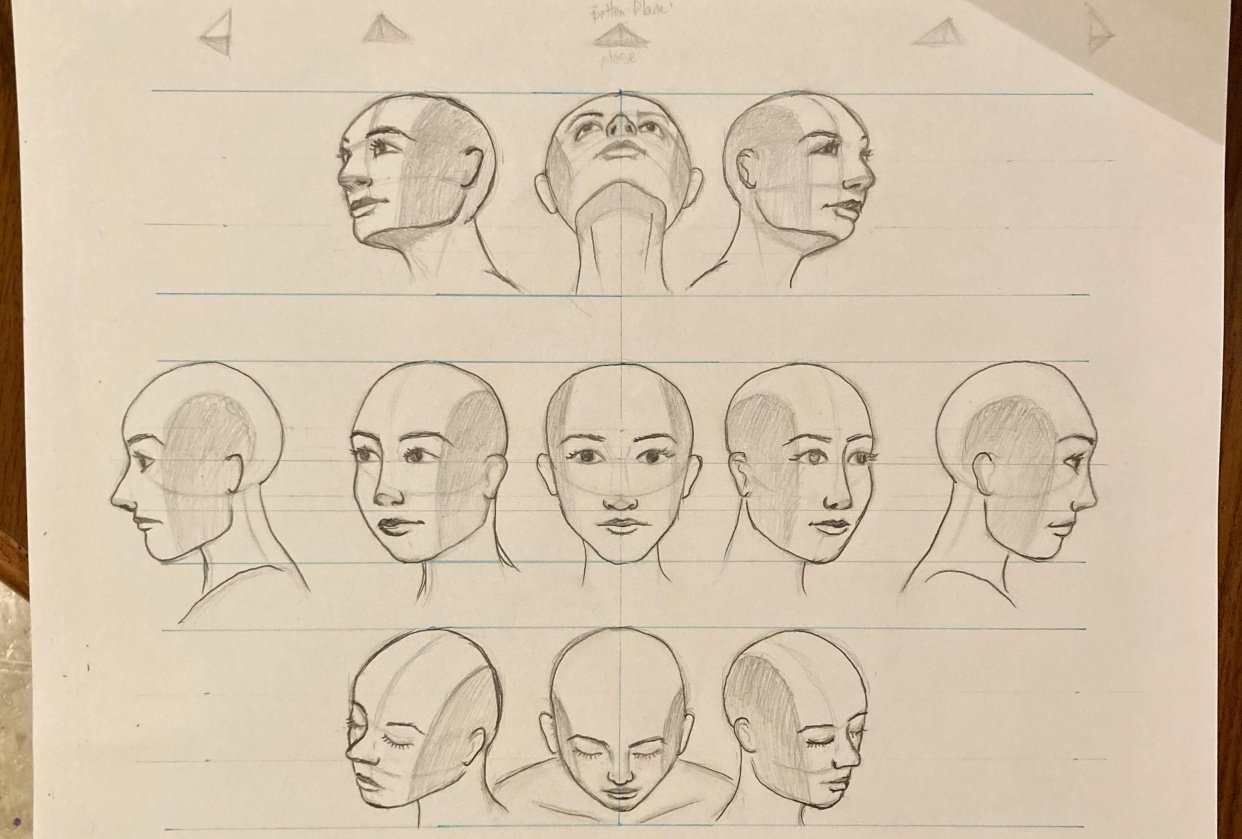 11 Head Angles - student project