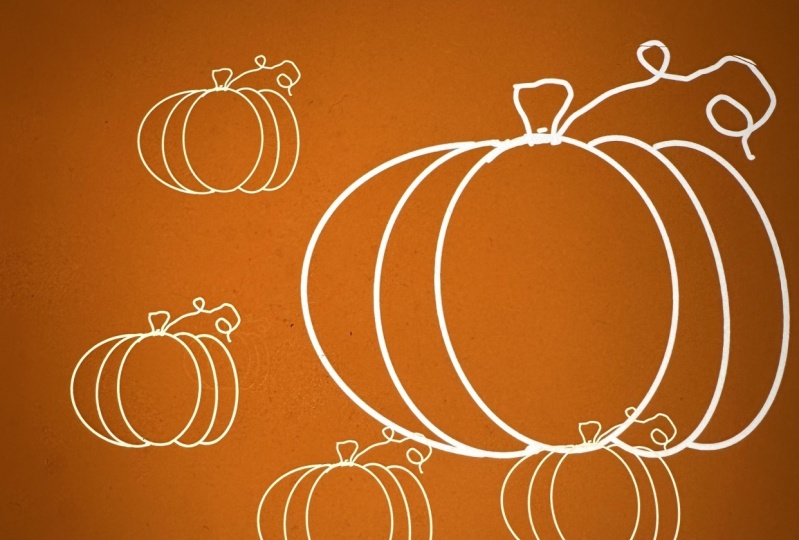 Pumpkin stamp