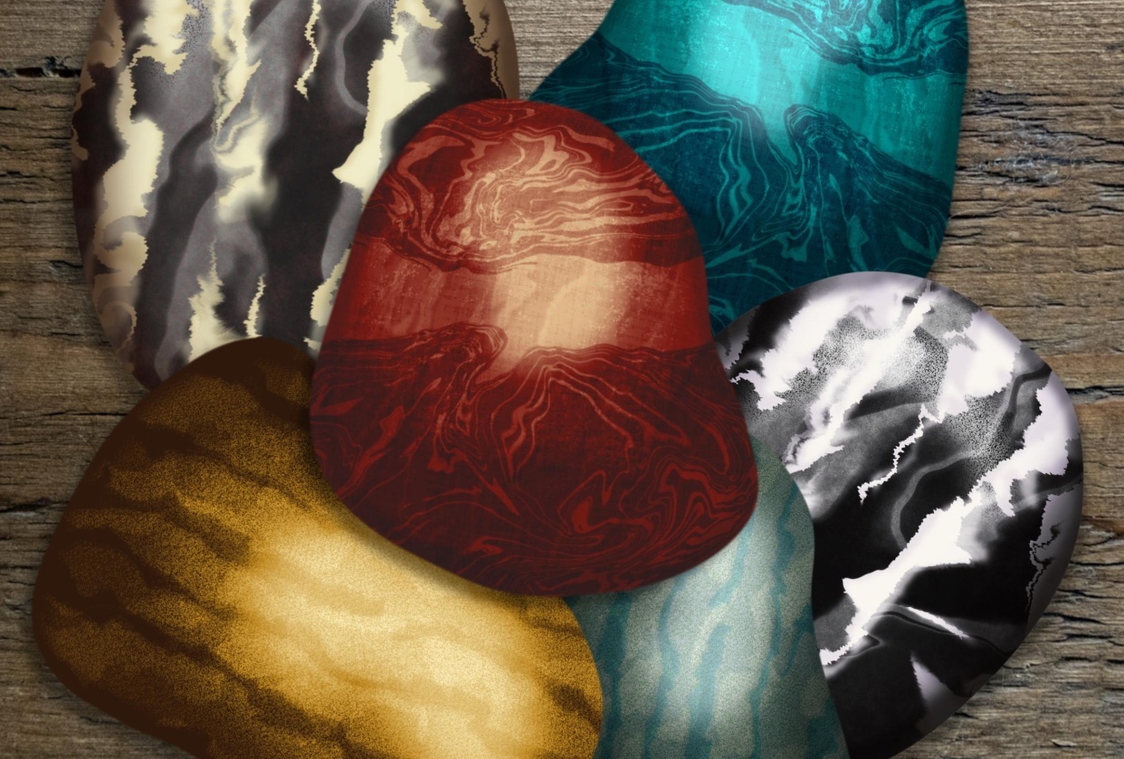 Some of My Many Rocks! - student project