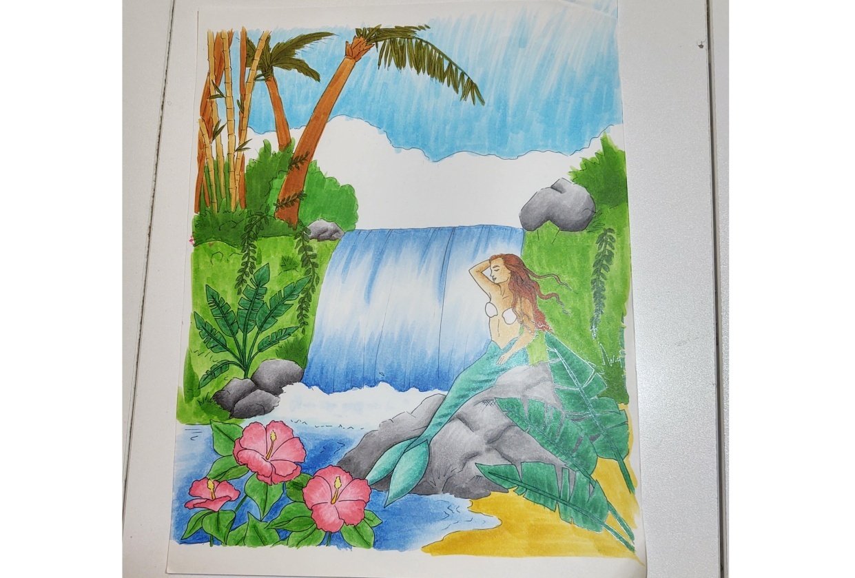 Copic Coloring Sheet - student project