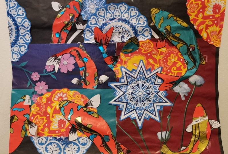 Flowers and fishes