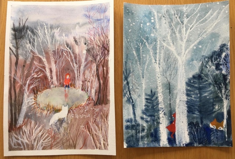 mr fox and little red ridding hood