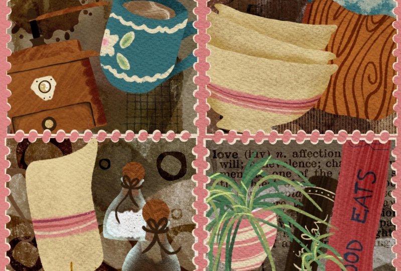 Kitchen Stuff Stamps