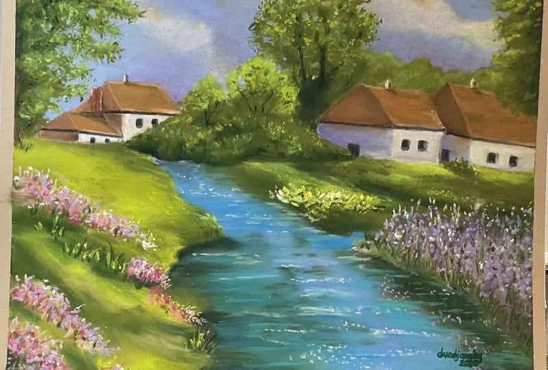 Dreamy Countryside in Pastels