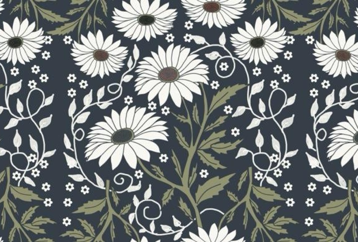 Art and craft movement inspired pattern design - student project