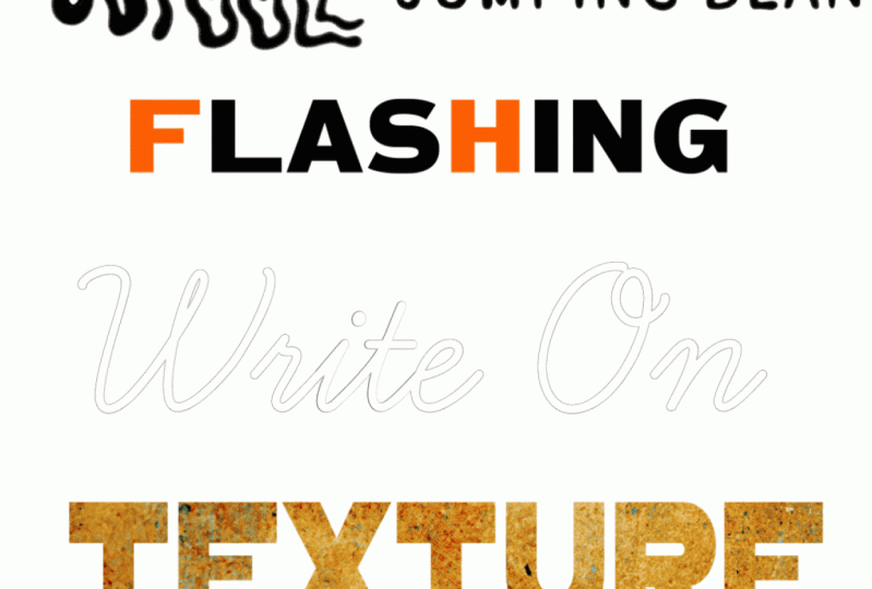 Text animation effects in Adobe Fresco