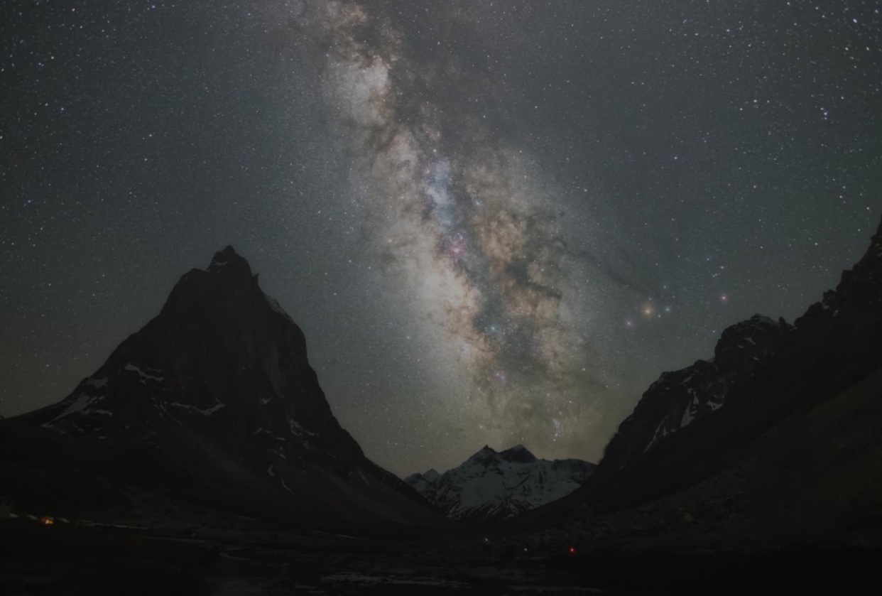 Sky with light - student project