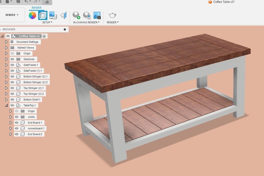 Coffee Table - student project