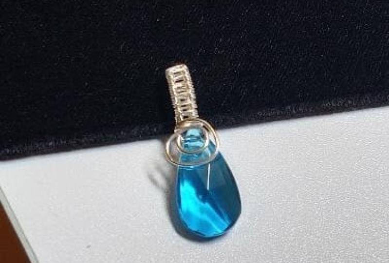 Wire-Wrapped Pendant