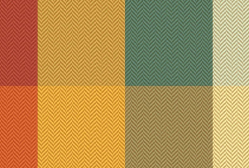 Twill weave herringbone pattern