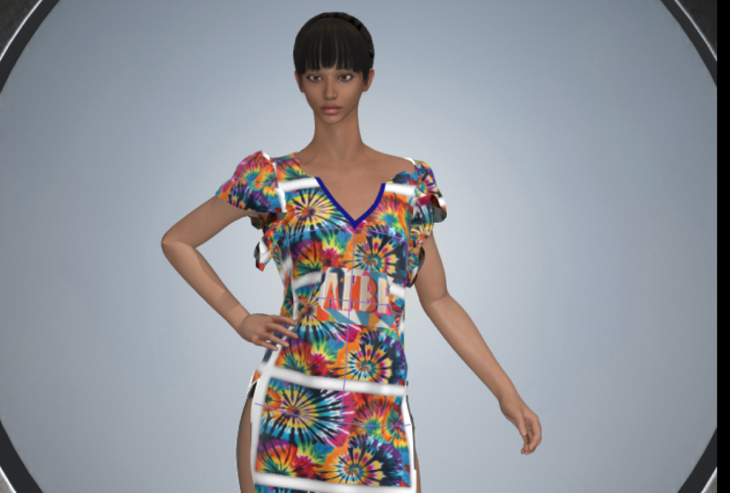 Tie-dye Female Tunic