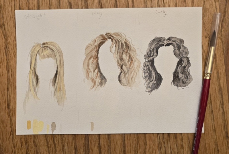 Different hairstyles