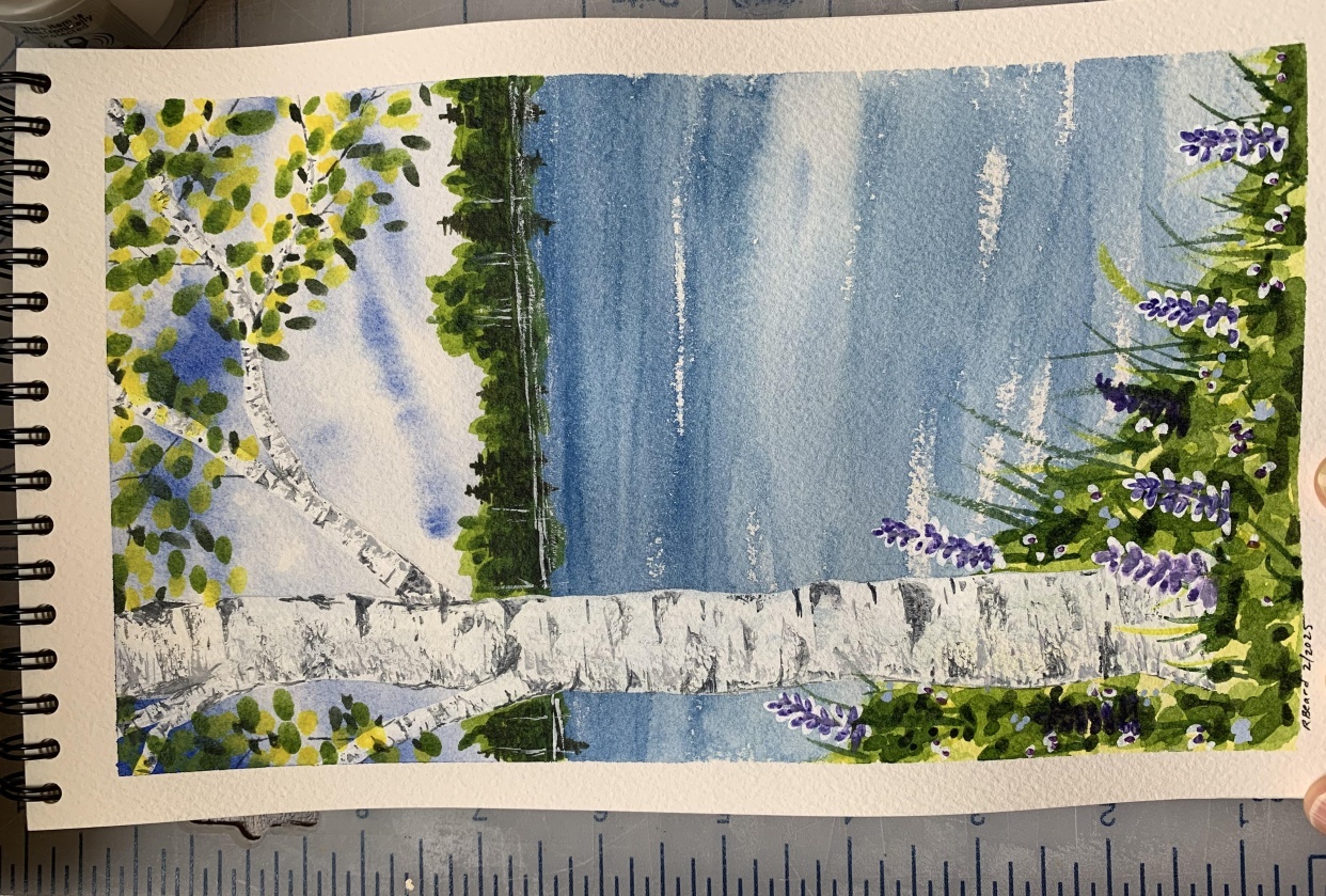Birch trees - student project