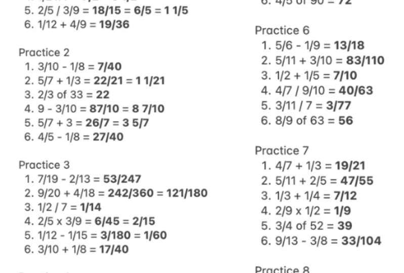 Fractions