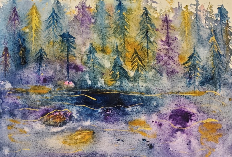 Palette knife techniques