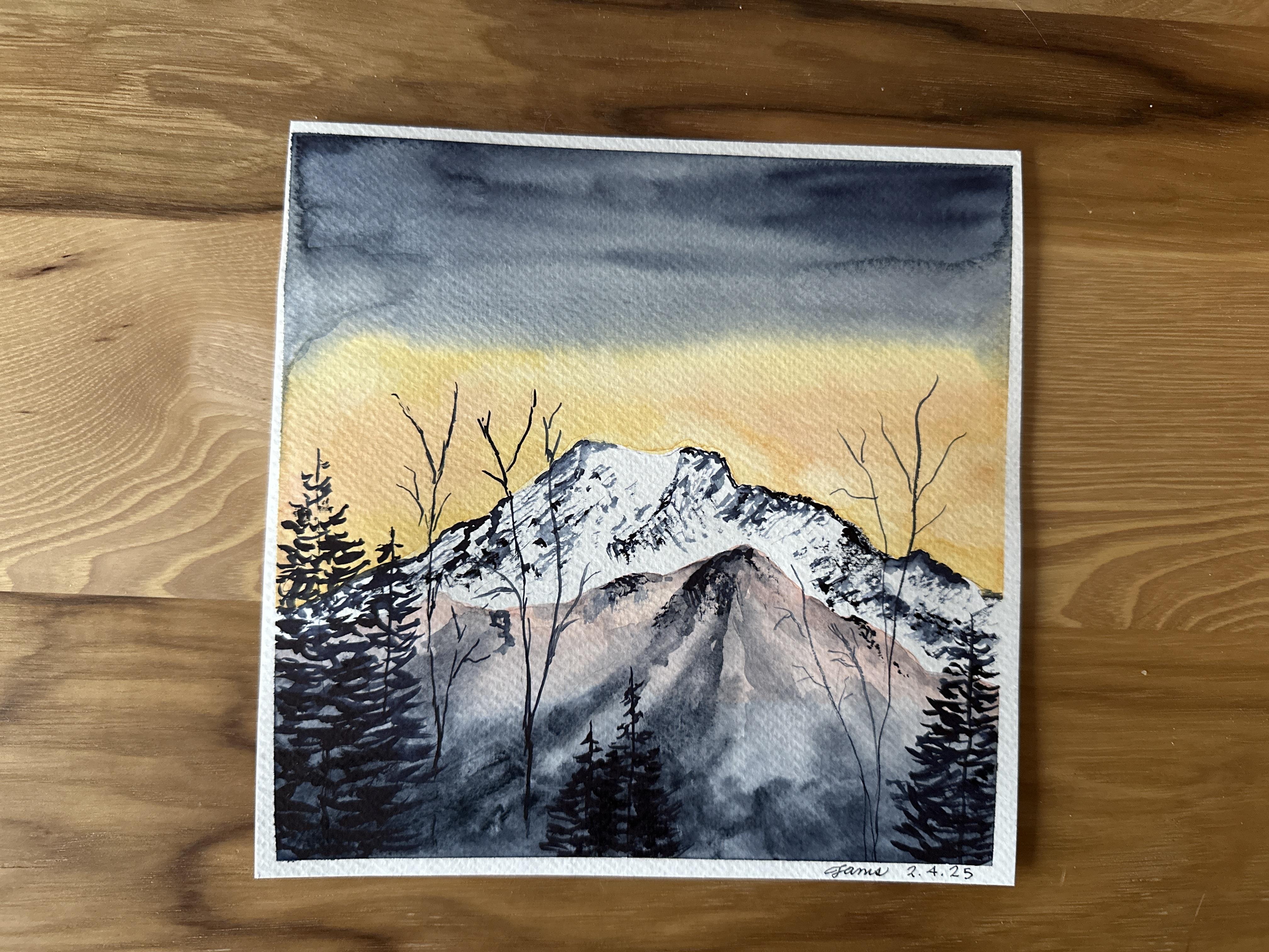 Majestic Mountains - student project