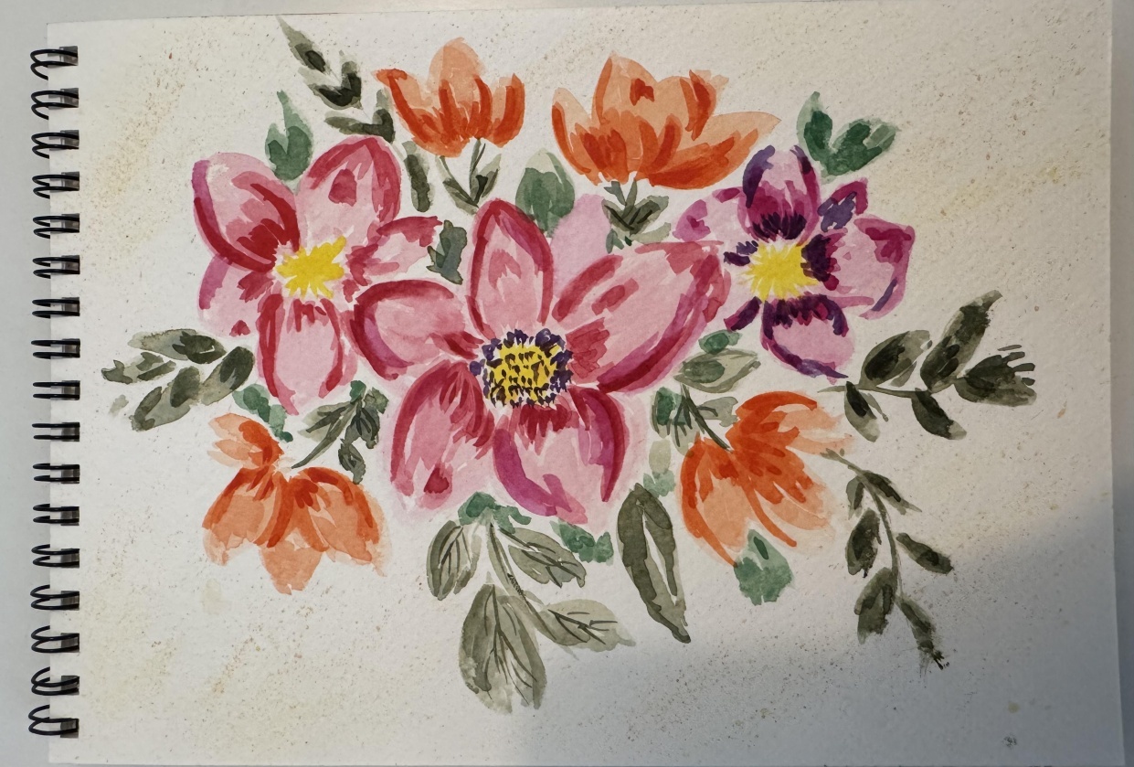 Had so much fun painting this! - student project