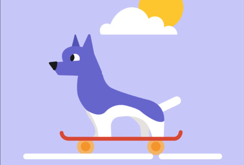 Skater Dog