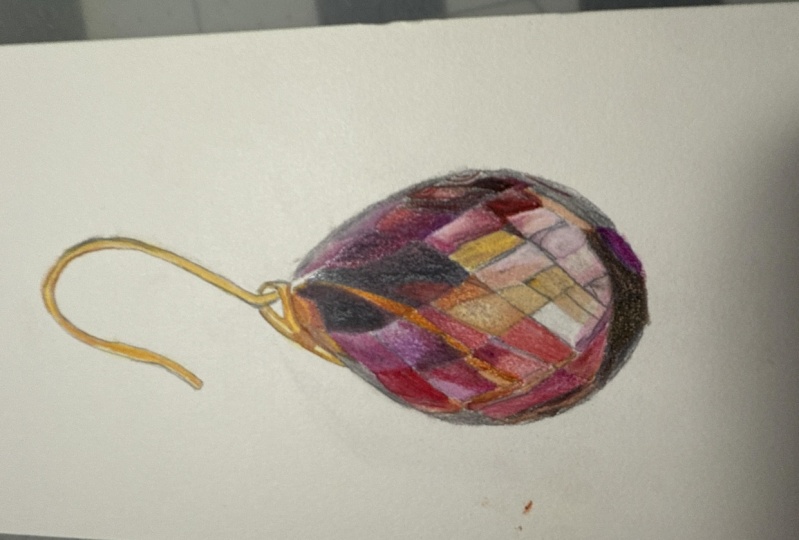 Topaz earring