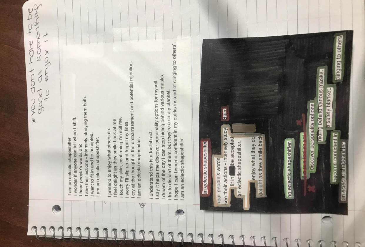 I wasn’t expecting this… - student project