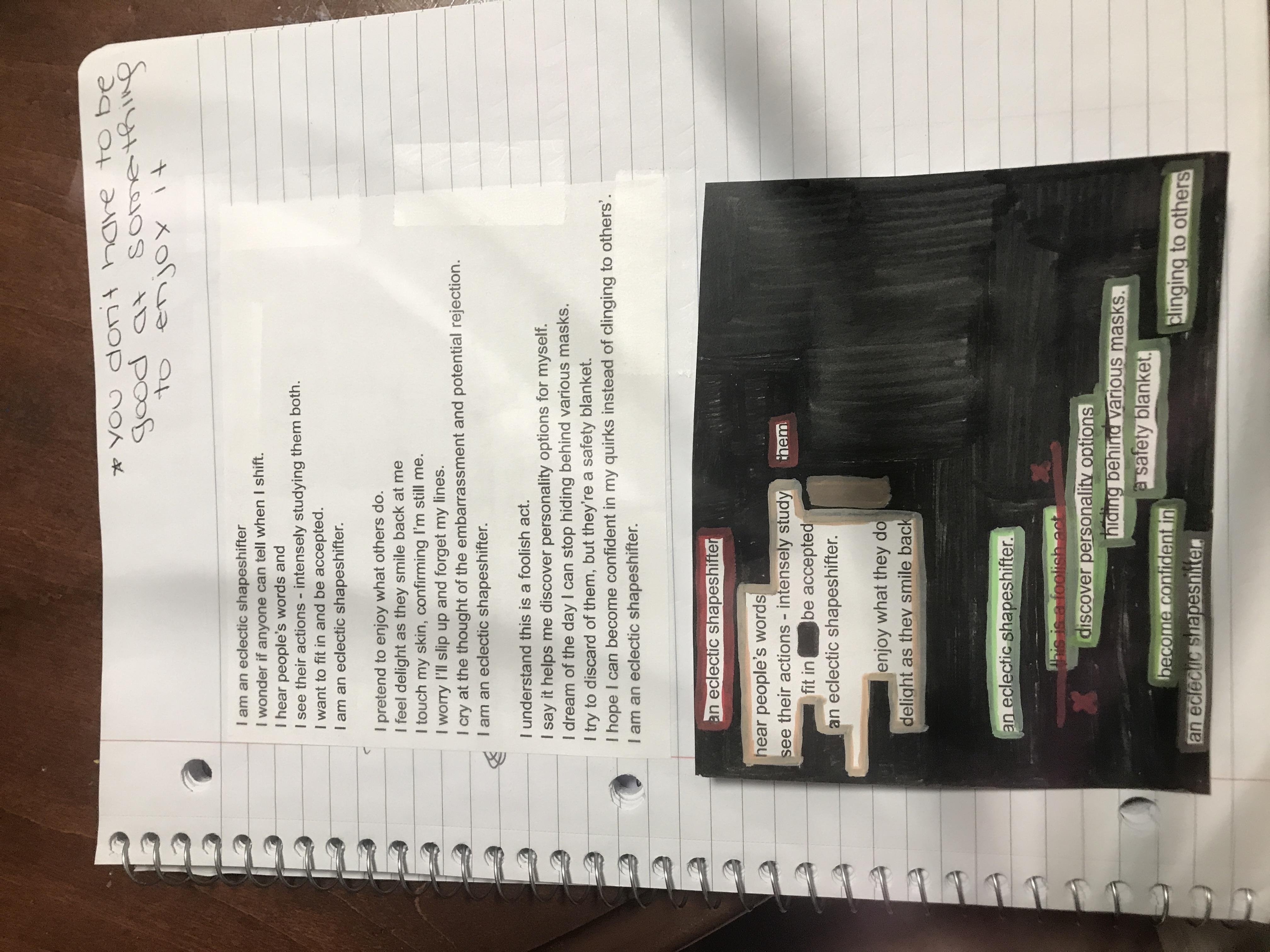 I wasn’t expecting this… - student project