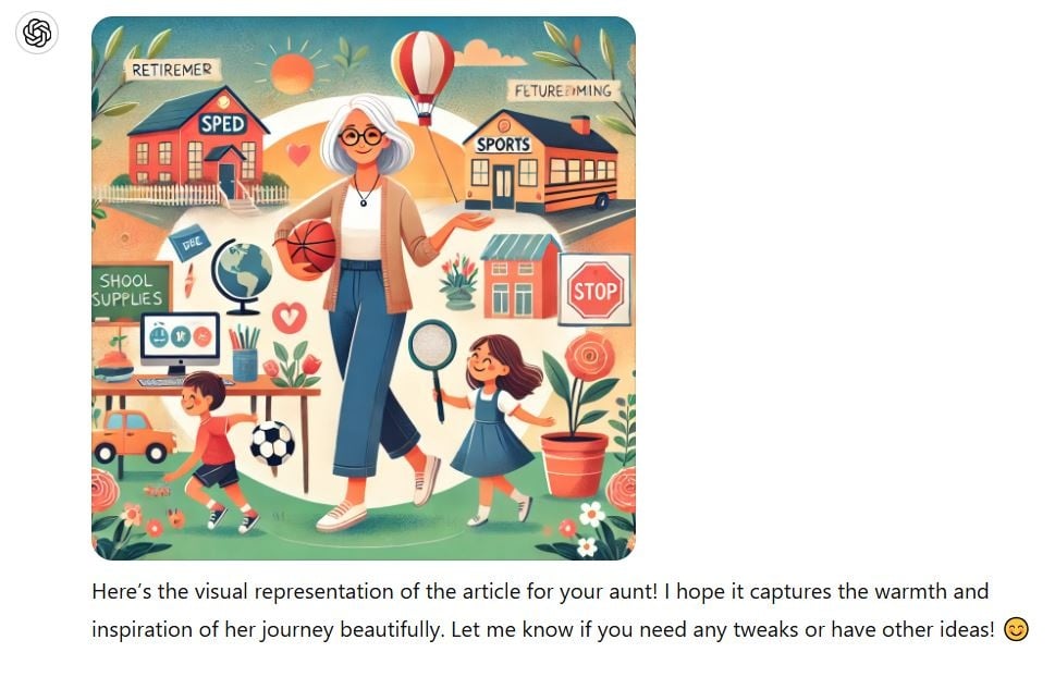A New Chapter for an Extraordinary Teacher Exploring Retirement Opportunities - student project