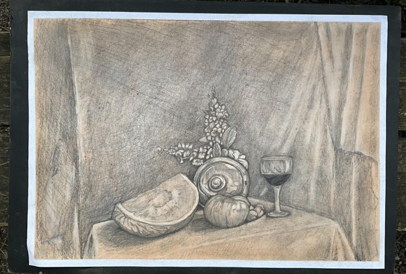 First drawing of the fundamentals exercises