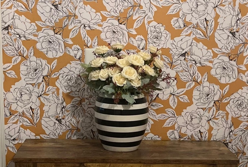 My hallway wallpaper
