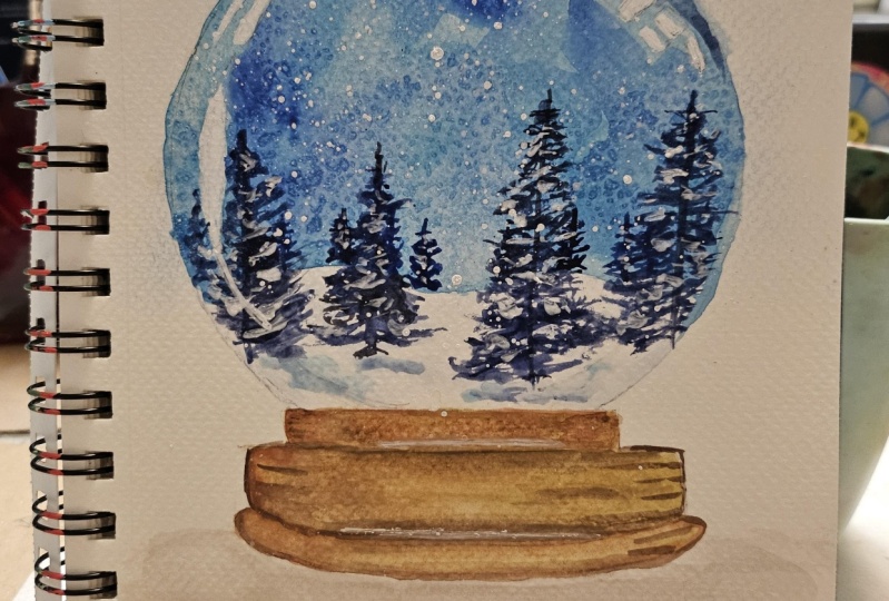 Winter Snow Globe