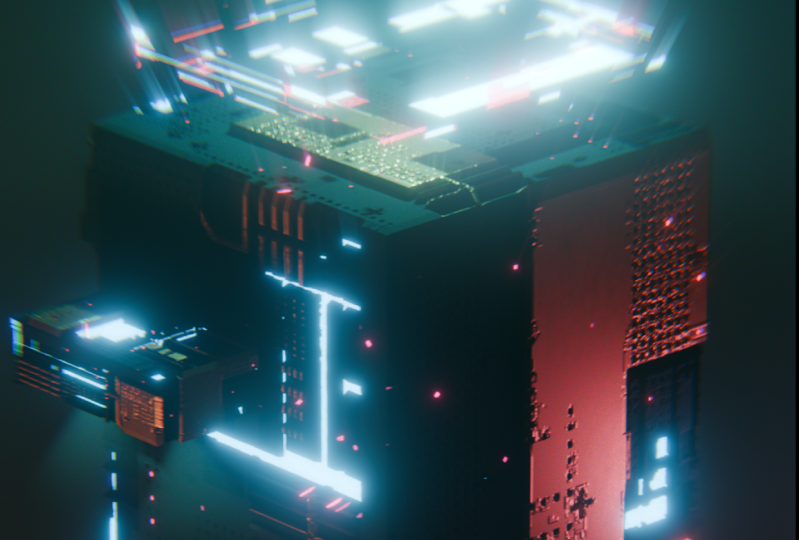 Retro Wave Cube!