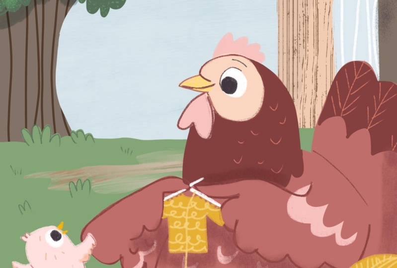 Procreate chicken project