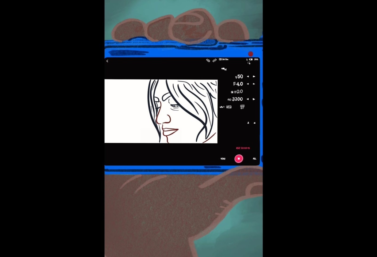 Animating Myself Through a Camera Lens - student project