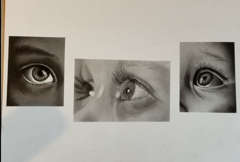 Hyper Realistic Eyes in Graphite