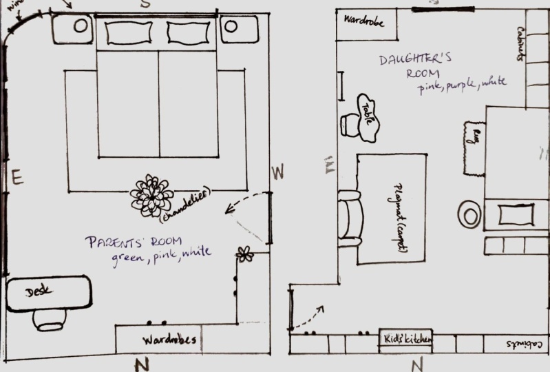 Bedroom + daughter's room