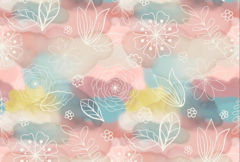 Watercolour Pattern Repeat