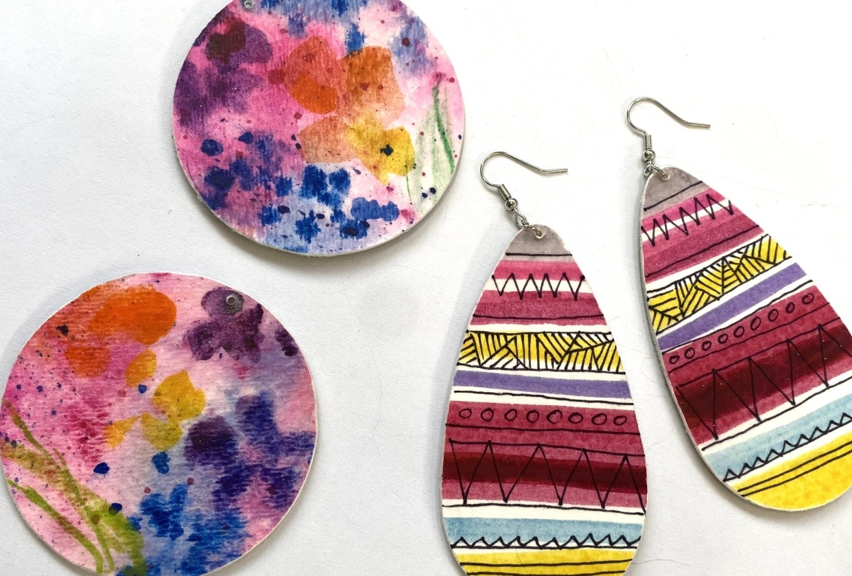 Wearable Art - Earrings - student project