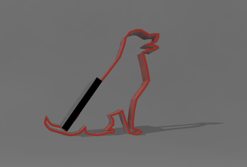 Dog Phone Stand